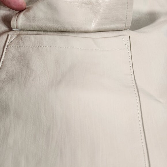 Marc New York Womens Straight Pencil Skirt Size 16 Latte Beige Front Pockets NWT - Picture 6 of 13